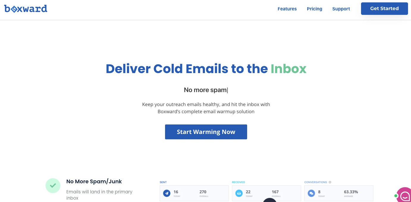 Email Warmup by Boxward